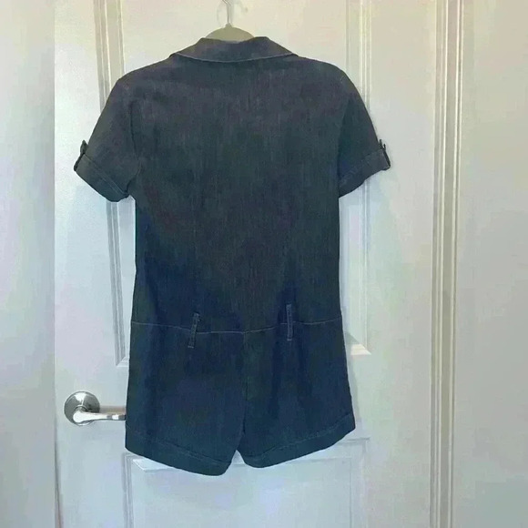 San Julian denim button front jumpsuit Large - Picture 2 of 5